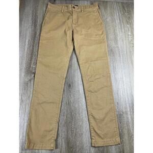 American Eagle Chino Khaki Pants Men's 31 x 32 Straight Leg Slim Business Casual